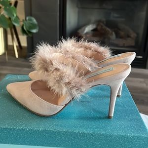 Betsey Johnson Nude Heels